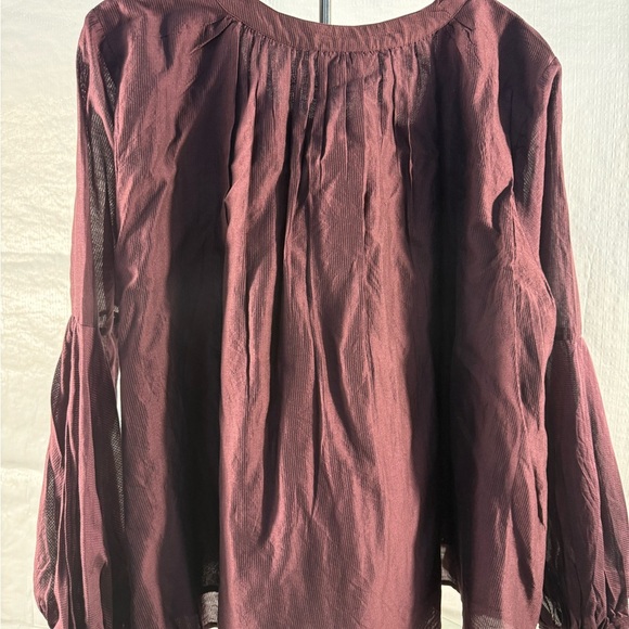 Embroidered Purple Women's Top - Picture 5 of 5